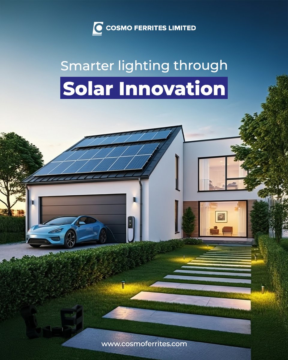 Cosmo_ferrites's tweet image. At Cosmo Ferrites, we’re driving the future of energy-efficient lighting by integrating advanced ferrite technology with solar innovation — creating solutions that are not only brighter but also smarter and more sustainable.