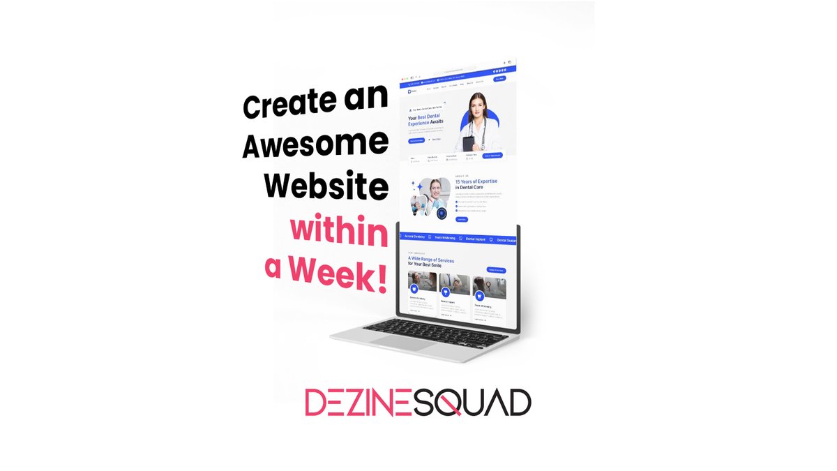 DezineSquad's tweet image. One week. One team. One stunning website.
Let’s turn your ideas into a powerful online presence — beautifully designed, built fast, and made to impress. 💻✨
#DesignAgency #WebsiteDesign #CreativeStudio #BuildInAWeek #FastDesign #BrandTransformation #DigitalCreative