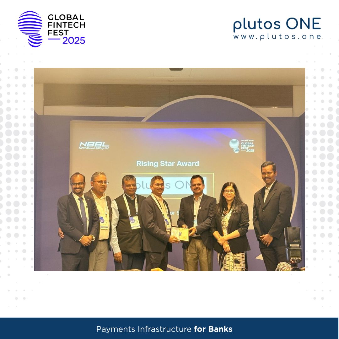 plutosone's tweet photo. Proud moment for PlutosONE! 🏆
Honoured to be recognised as the Rising Star at NPCI’s TSP Awards 2025.
As the youngest &amp; fastest-growing TSP, we’re powering trusted payment infrastructure for banks across India. 💪

#plutosONE #NPCI #GFF2025 #BharatBillPay #DigitalIndia #Fintech https://t.co/uAOfIxZoTf