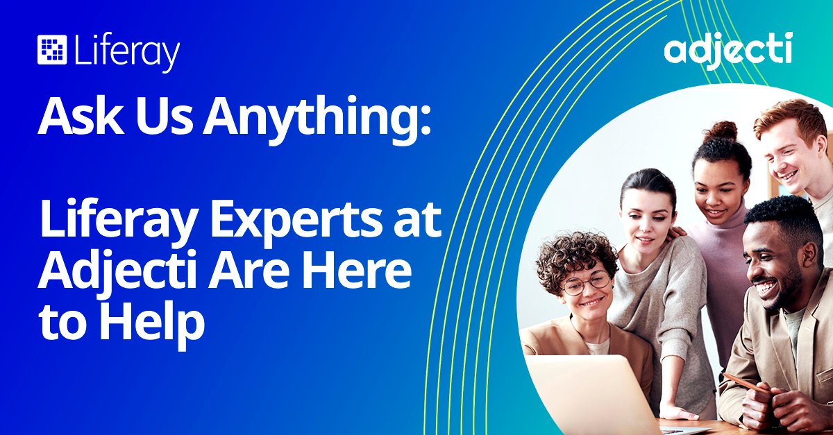 AdjectiSolution's tweet image. Got questions about Liferay DXP, migration, or cloud solutions? Drop your questions below our experts will answer them in the next post.

#Liferay #LiferayExperts #DigitalExperience #LiferayDXP #adjecti