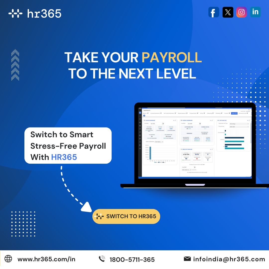 Hr365India's tweet image. Simplify payroll, ensure compliance, and save time. HR365 makes payroll processing seamless and stress-free for businesses of all sizes.

hr365.com/in/payroll-man…

#payrollAutomation #payrollprocess #HR365 #HRMSSoftware #ProcessAutomation #payrollsoftware