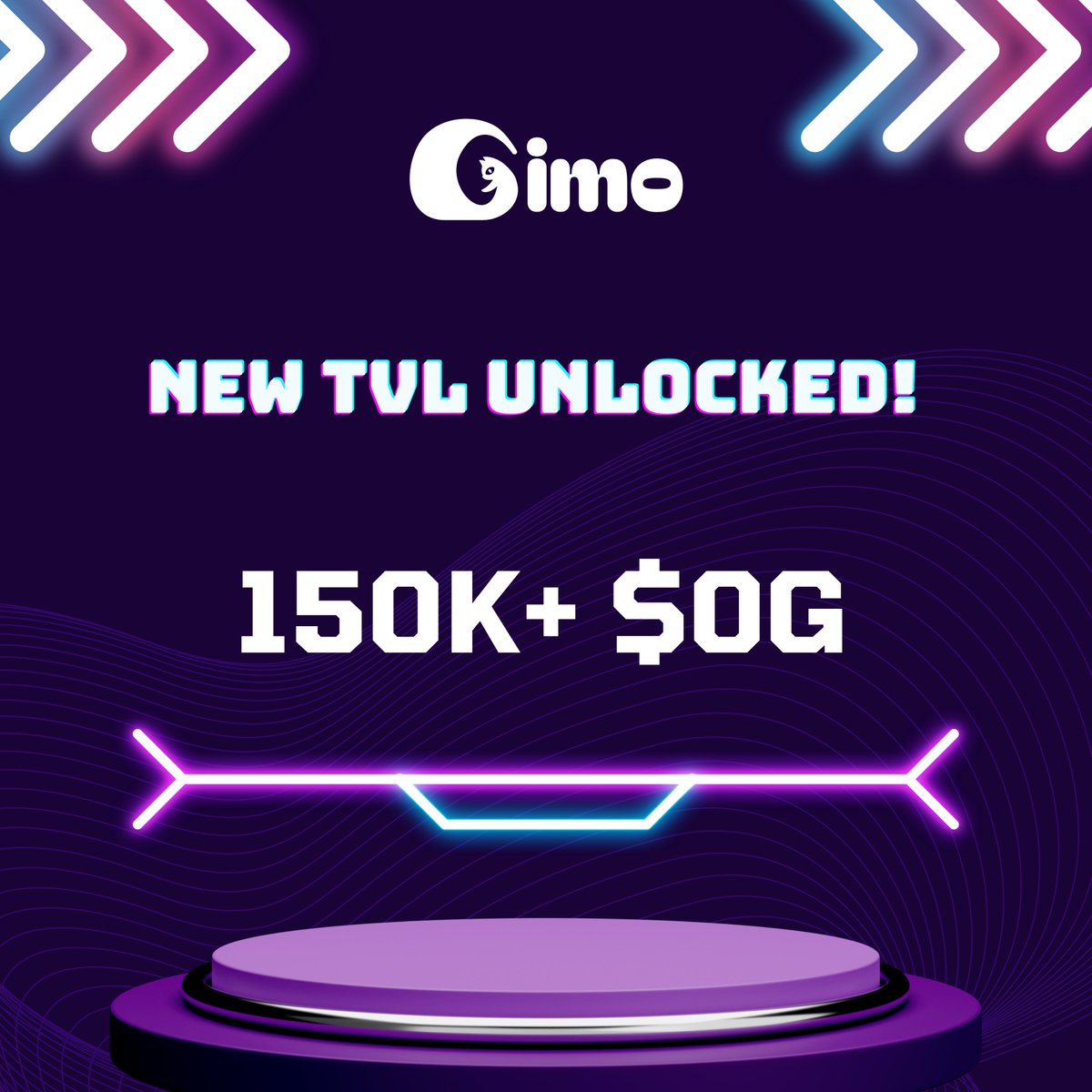 eazitechh's tweet image. BREAKING: Gimo Just Hit 150K $0G TVL 🎉

Lit bit of info about @Gimo_Fi incase you&apos;re new to 0Glabs: 
Gimo Finance is a next-gen liquidity protocol powering the 0G AI ecosystem. Built on StaFi’s AI-powered LSaaS (Liquid Staking as a Service), Gimo lets users stake their $0G to…