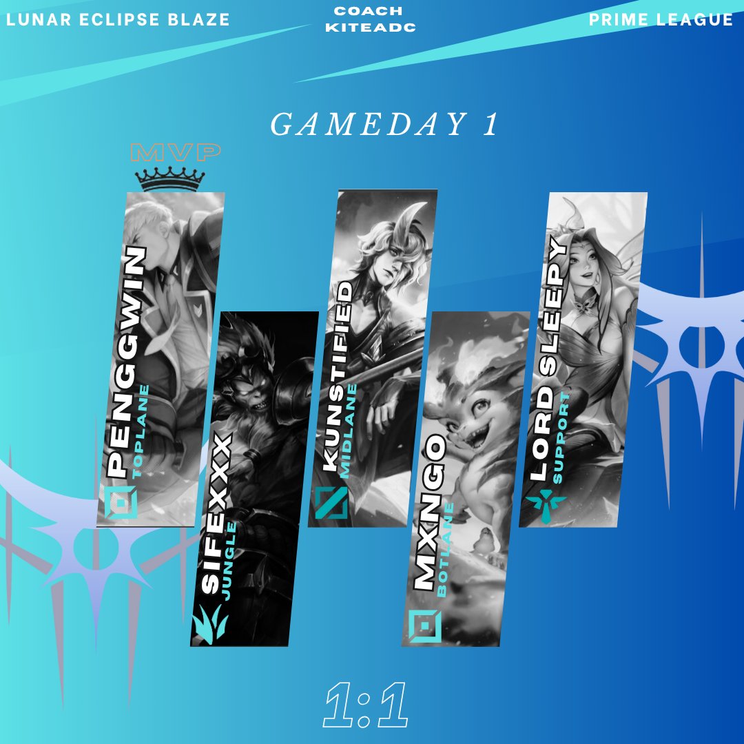LunarEcipsePRM's tweet photo. "DEMACIA"
#WeAreLUNA #JoinTheEclipse #TKPRM #leagueoflegends #TeamBlaze https://t.co/amKy66X7xt
