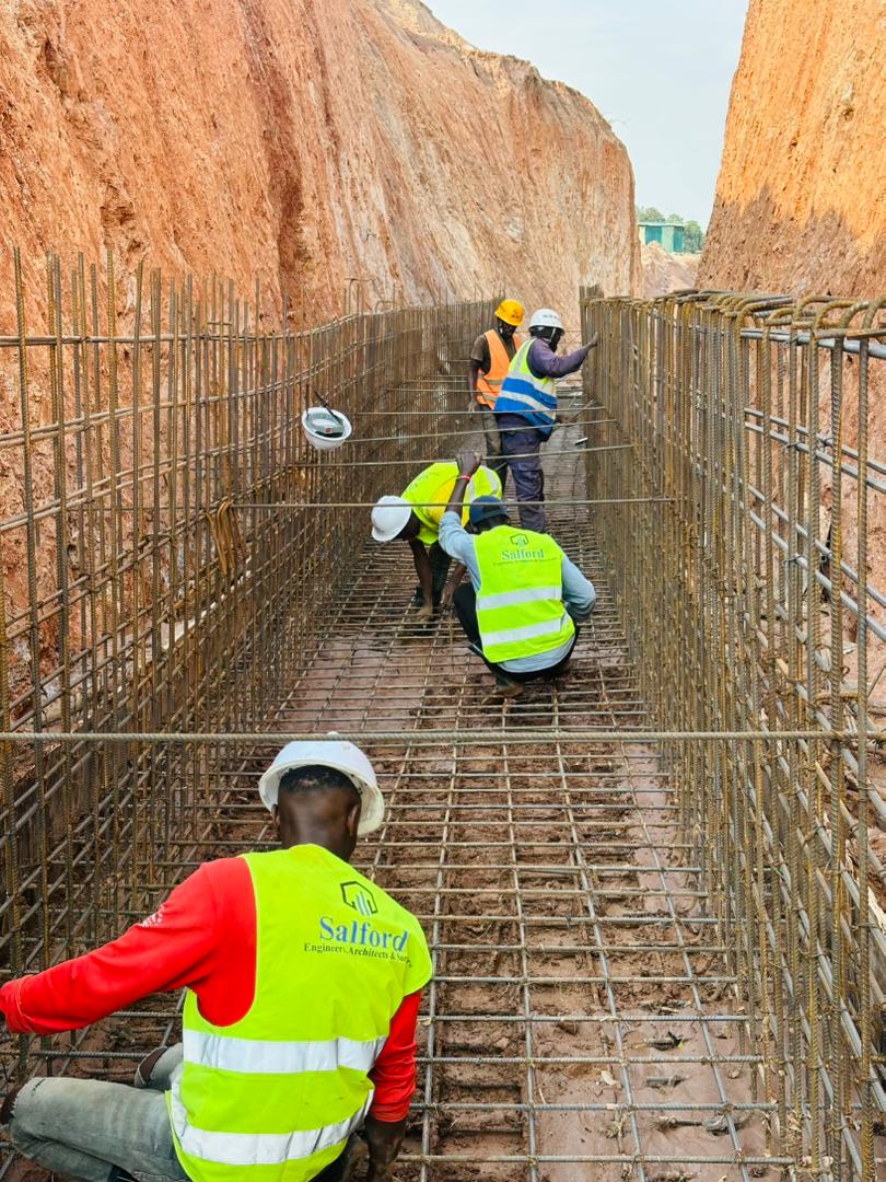 A solid structure starts with a perfect foundation. 

At Salford Engineering Consults, our team is observant  in installing every reinforcement bar.

 This is where we lay the groundwork for safety, durability, and a project built to last. 

We don't just build, we engineer with