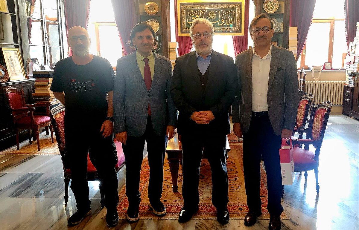 akyuzunal's tweet image. IRSICA Başkanı Prof Dr @mahmuderolkilic hocamızı ziyaret ettik