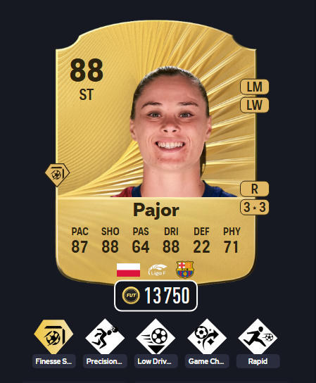 _MaatM_'s tweet image. La meilleure CARTE petit budget sur FC 26 🇵🇱😳

La fluidité c'est du jamais vu, elle va à 10 000 wow, ceux qui ont manqué le train Pina ne manquez pas celui la 🚄 

En plus elle a MG/AG avec enroulée en OR MDRRRRRR

1 tir enroulé ou rasant = BUT✅