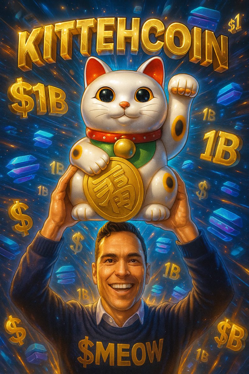 CryptoBc40988's tweet image. 'Top' #cat lists with no #Kitteh?
Tragic.
Why buy billion dollar crap, when @dogecoin OG competitor from 2013 @KittehCoinCTO sits at just 3M mc?
#1000x potential

Movement to flip #DOGE $DOGE

7rCrPCf5qTcEAvDC3mH89rjZMetpRDLXZBvqLoPPpump

#LuckyCat #Maneki #CatFlipDog #KittehCoin