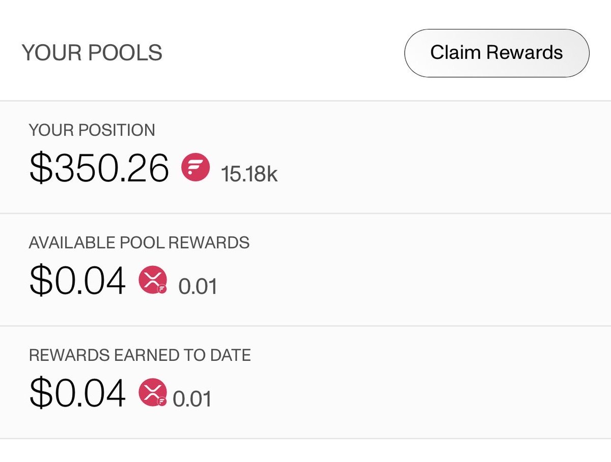 While people are minting their FXRP, I’m using my FLR as collateral to earn FXRP as rewards.

Keep them coming.
