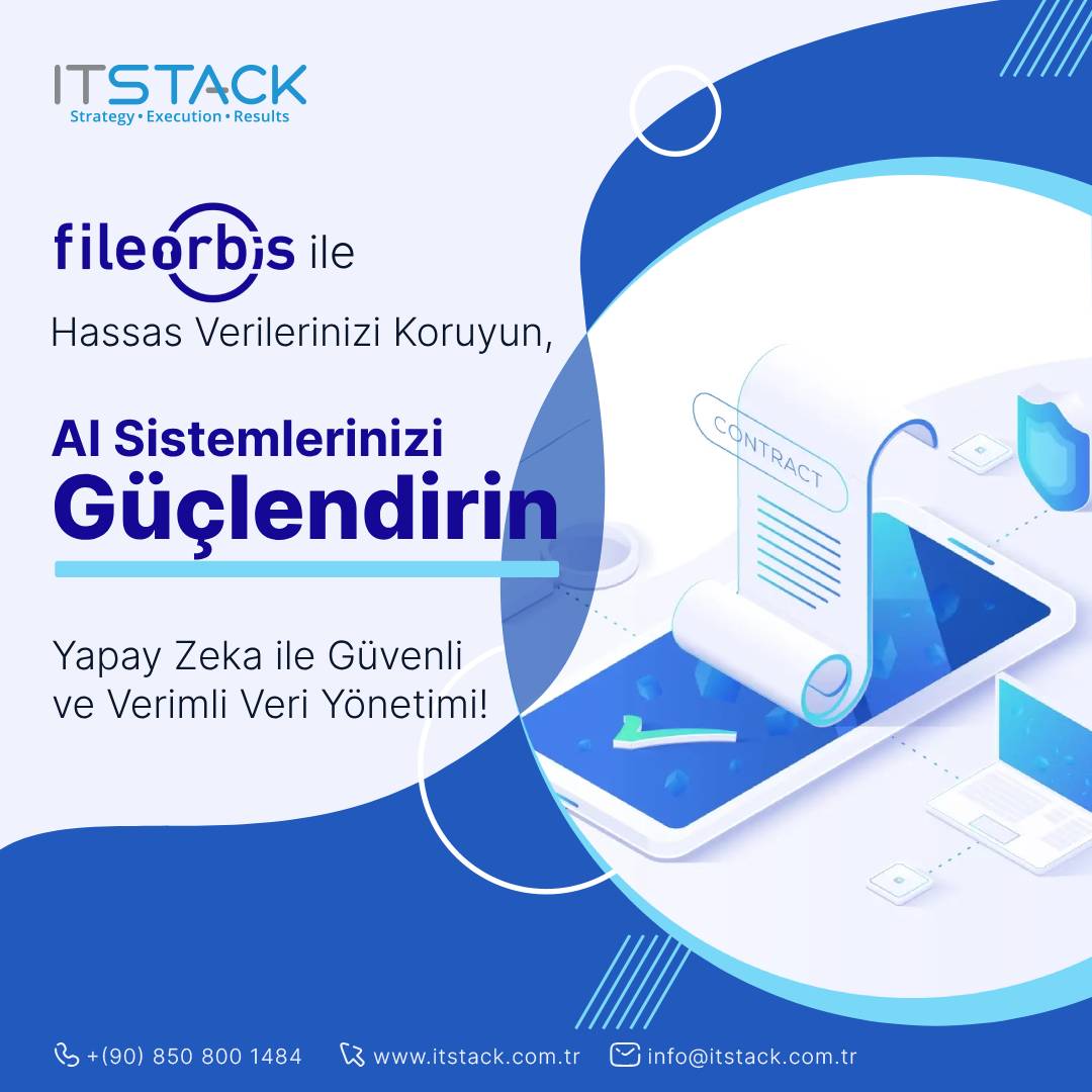 itstacktr's tweet image. 📊 FileOrbis, özel verilerinizi güvenli bir şekilde kullanarak AI sistemlerinizi beslemenizi sağlayan lider bir içerik yönetim platformudur. FileOrbis ile, veri güvenliğinizi arttırabilir, uyumluluğunuzu geliştirebilir ve operasyonel verimliliğinizi optimize edebilirsiniz. 🚀