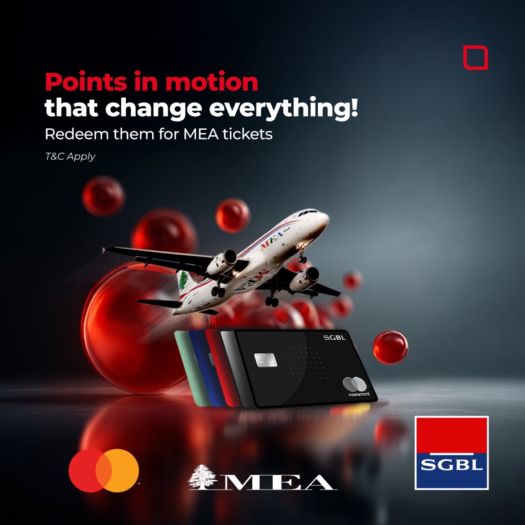 Points in motion that change everything!

Redeem them for MEA tickets.

T&amp;C apply sgbl.com/wssgbl/SGBLPoi…

#SGBL #SGBLPoints #PointsInMotion #mastercard #mea