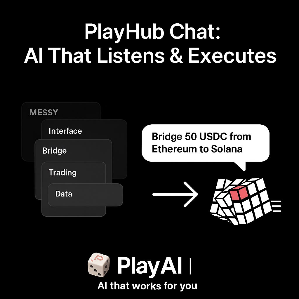 Gm CT

Intelligence isn’t just about thinking it’s about understanding

<a href="/playAInetwork/">Play AI 🎲</a> takes this to the next level with PlayHub Chat, where AI doesn’t just listen but it acts.

Imagine a world where you don’t need to jump between dashboards, tabs, or tools.
You simply say what