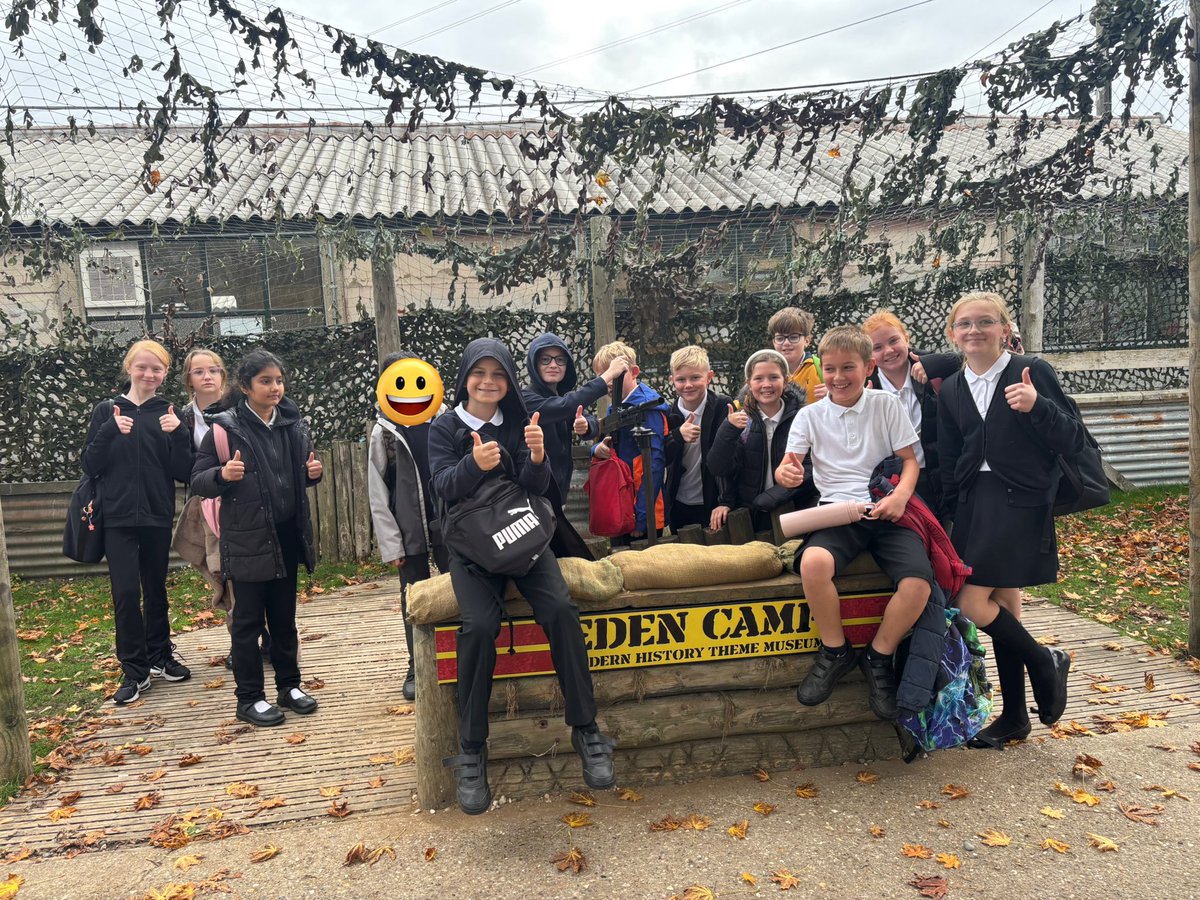 Y6 have arrived for a day at Eden Camp!