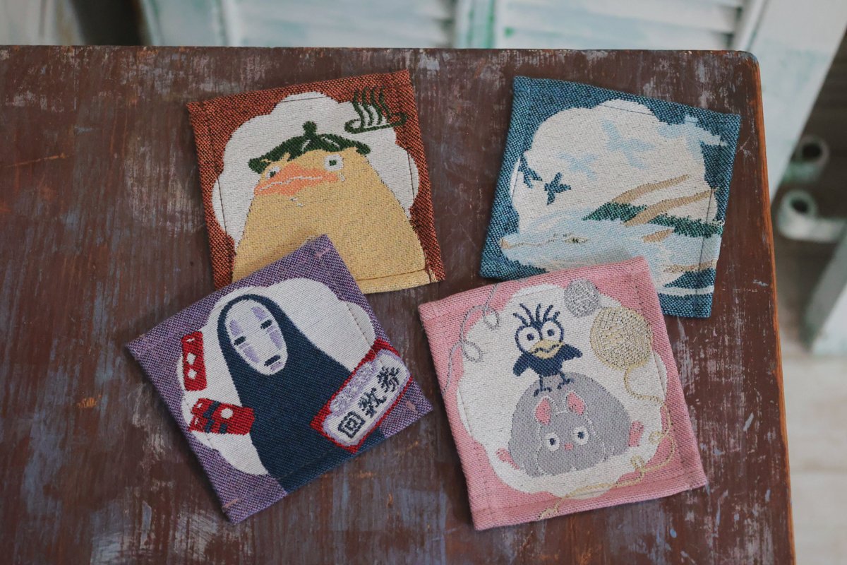 ⭐️再入荷⭐️ スタジオジブリ作品の ゴブラン織コースターが再入荷