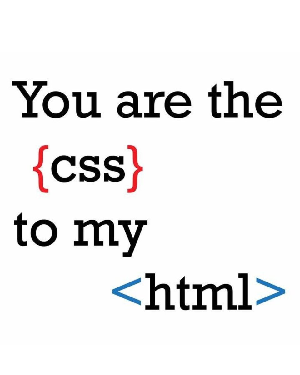 JosimTech22468's tweet image. You are the CSS to my HTML, without you, I’m just plain text. ❤️
👉 josimtech.xyz
#CodingLove #WebDev #Developers #HTML #CSS #ProgrammingHumor