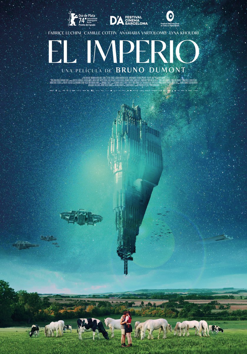 carteles's tweet photo. El francés Bruno Dumont (La alta sociedad) dirige #ElImperio. En un pequeño pueblo del norte de Francia nace un bebé muy especial que causará una guerra extraterrestre. En cines el 7 de noviembre https://t.co/SyNN6oT0cy https://t.co/j7dHQqof9t