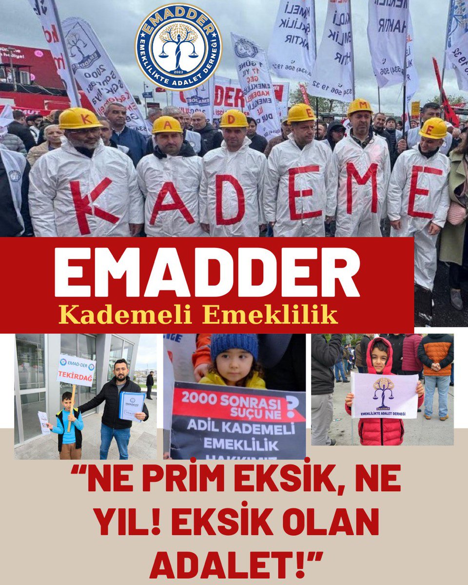 AFYON_EMADDER's tweet photo. Anlamadınız
Anlamayacaksınızda
Kademeli Emeklilik
Erken emeklilik değil
Adalet istiyouz
4.5 milyon emekçi hakkını istiyor
Borçlu değiliz Alacaklıyı
#KademeyiOyalamayın https://t.co/SLIkOkqPNs