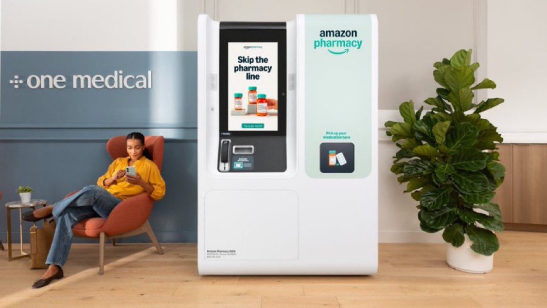 aflat0n's tweet photo. $AMZN
الصيدلية مباشرة إلى عيادة الطبيب
سيتم طرح أكشاك #Amazon_Pharmacy في مواقع One Medical مختارة في لوس أنجلوس حتى يتمكن المرضى من الحصول على الوصفات الطبية مباشرة بعد زيارتهم. https://t.co/bSIzF6rj4B