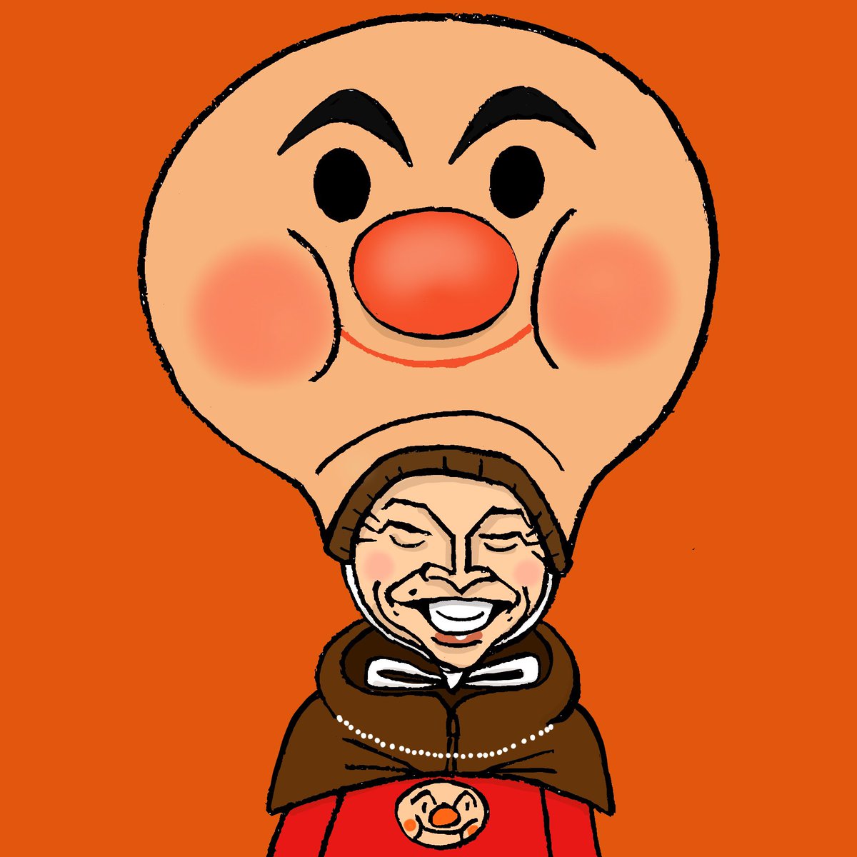 nigaoyeh's tweet photo. 先日放送のあんぱん特別編で「怪傑アンパンマン」でアンパンマン役の波辺ヒラメが「顔がふたつあるのはおかしい」と、ごねたのが最高だった…。

#浜野謙太 #浜辺ヒラメ #あんぱん #アンパンマン #似顔絵師 #似顔絵イラスト #似顔絵オーダー #似顔絵描きます #似顔絵オーダー受付中 #似顔絵依頼 https://t.co/jWV8OIwjvS