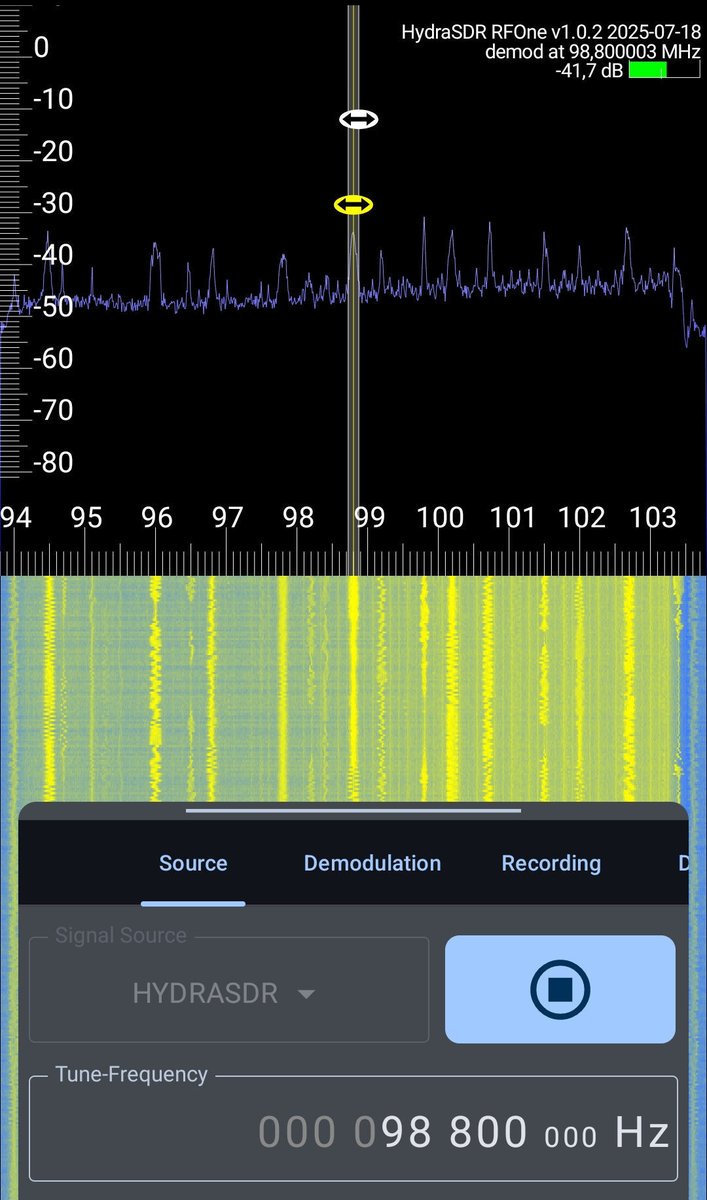 ⚡ EXCLUSIVE: 30 People Only !
Get RF Analyzer v2 completely FREE with your HydraSDR RFOne purchase !
Huge thanks to <a href="/dennismantz/">Dennis Mantz</a> for this special collaboration.
#RFAnalyzer #SDR  #Android #HydraSDR