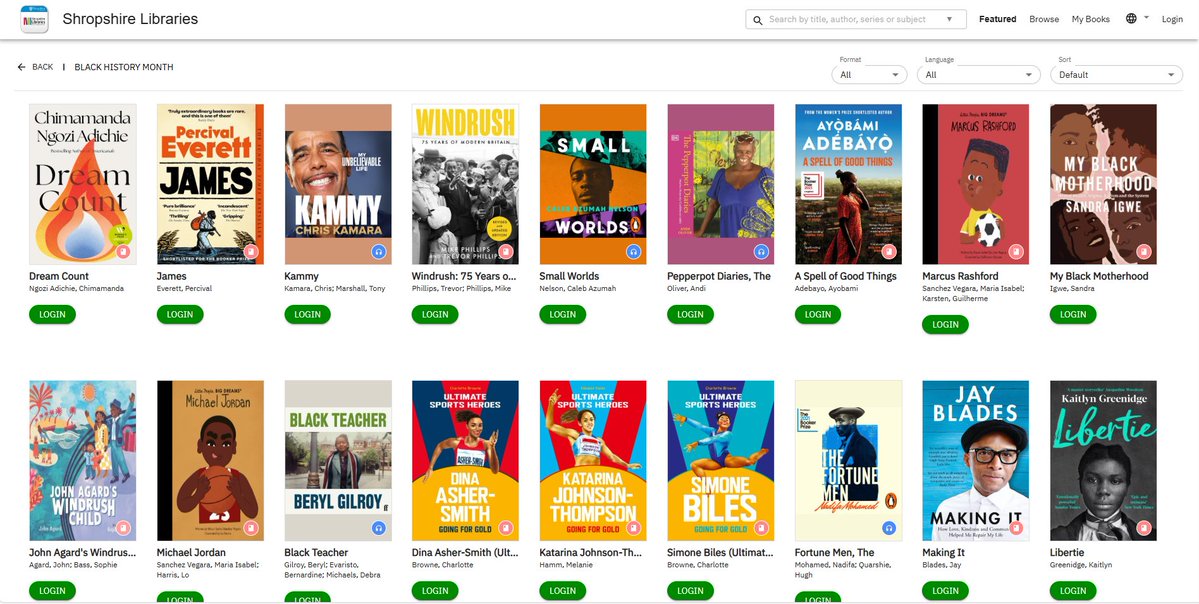 ShropLibraries's tweet image. #BlackHistoryMonth is on the shelf this month on Cloud Library - a collection of e-books and audiobooks celebrating the lives and stories of the black community orlo.uk/ztl6a