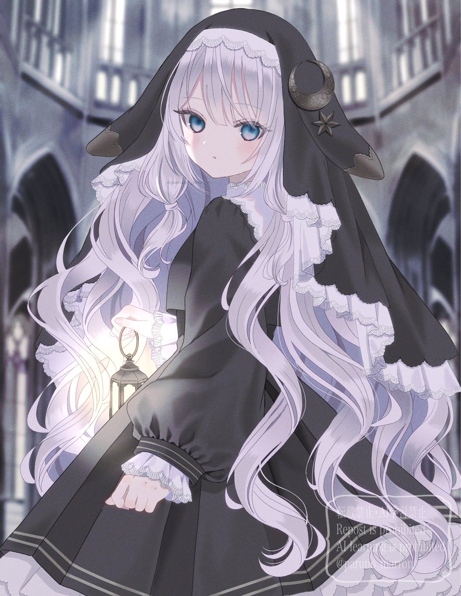 paruno_marron's tweet image. #見た人も無言で銀髪or白髪をあげる