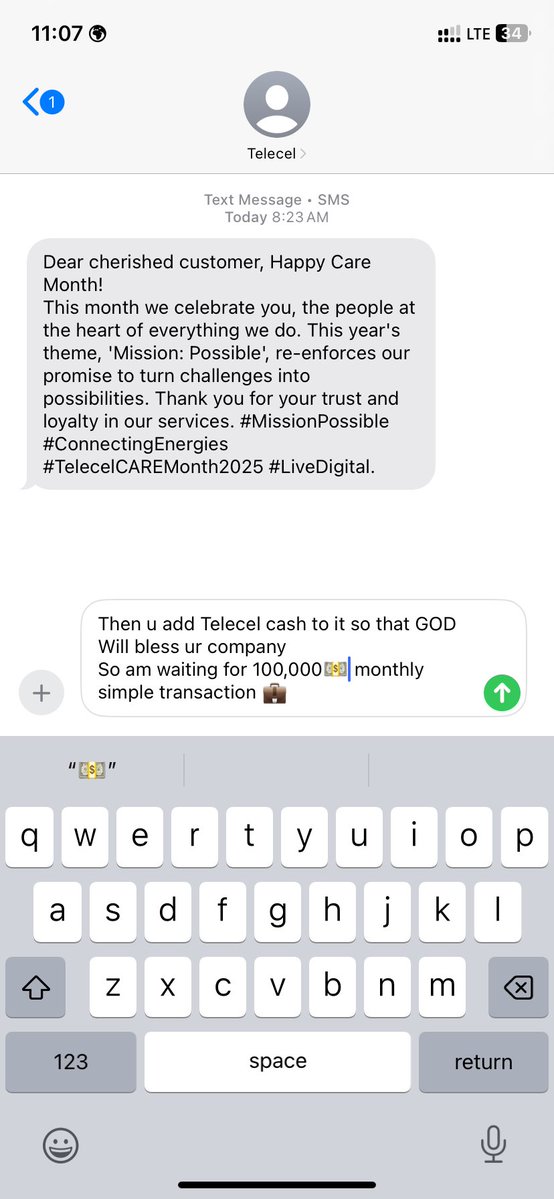 Just send money and stop wish us 
<a href="/TelecelGhana/">Telecel Ghana</a>