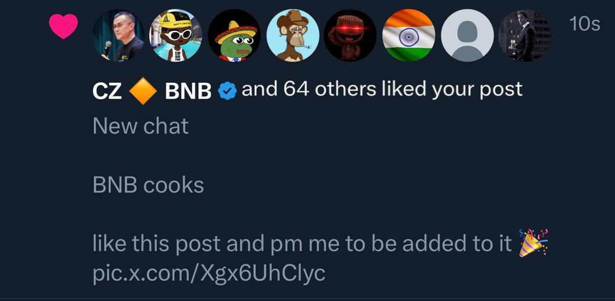 Instead of just liking my post

GIVE ME THE NEXT BNB ALPHA BRO 😭😭