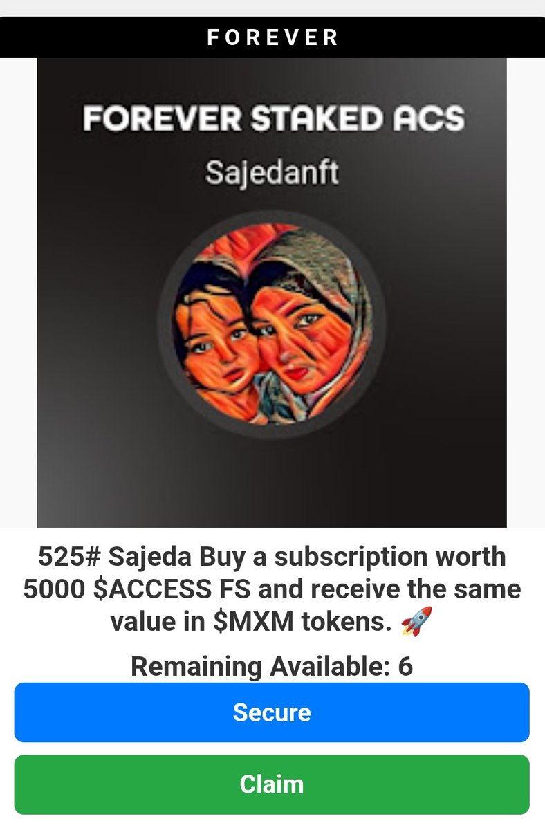 Hi fam 👋
On <a href="/Access_Rewind/">Access Rewind</a>
Buy a subscription worth 5000 $ACCESS FS and get the same value in $MXM tokens! 💥
Limited-time offer — don’t miss out! 🚀 #AccessProtocol #MXM #Web3 #Crypto