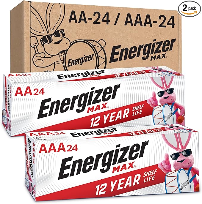 SamanthaMo69050's tweet image. 🔋 Power up your devices with the Energizer AA &amp;amp; AAA Batteries Combo Pack! ⚡ Includes 48 total batteries (24 AA + 24 AAA) for long-lasting energy. 💪 Now $38.98 → $23.09!(amzn.to/3KI9pfC)
#TechEssentials #PowerUp #DealAlert