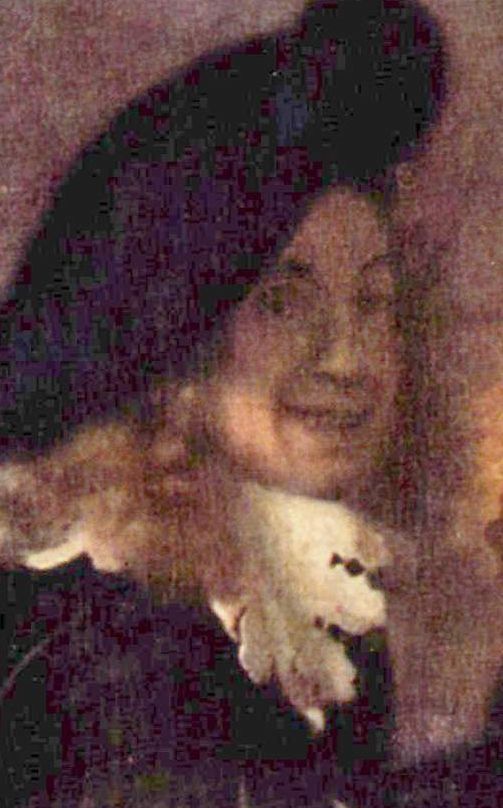 The Procuress, detail (supposed self-portrait) #artbots #vermeer
