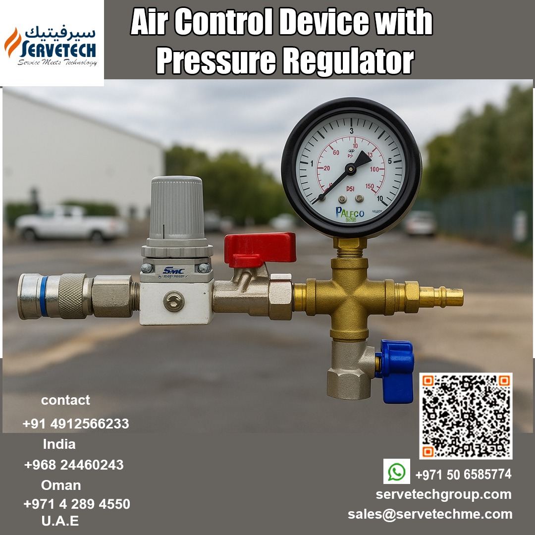Servetech_'s tweet image. Air Control Device w/ Pressure Regulator — Precision You Can Rely On
Auto-adjusting pressure, overpressure protection, built-in gauge &amp;amp; plug-and-play setup — keep plug inflation steady and tests safe.

#PressureControl #PipePlugs #LeakTesting #Servetech