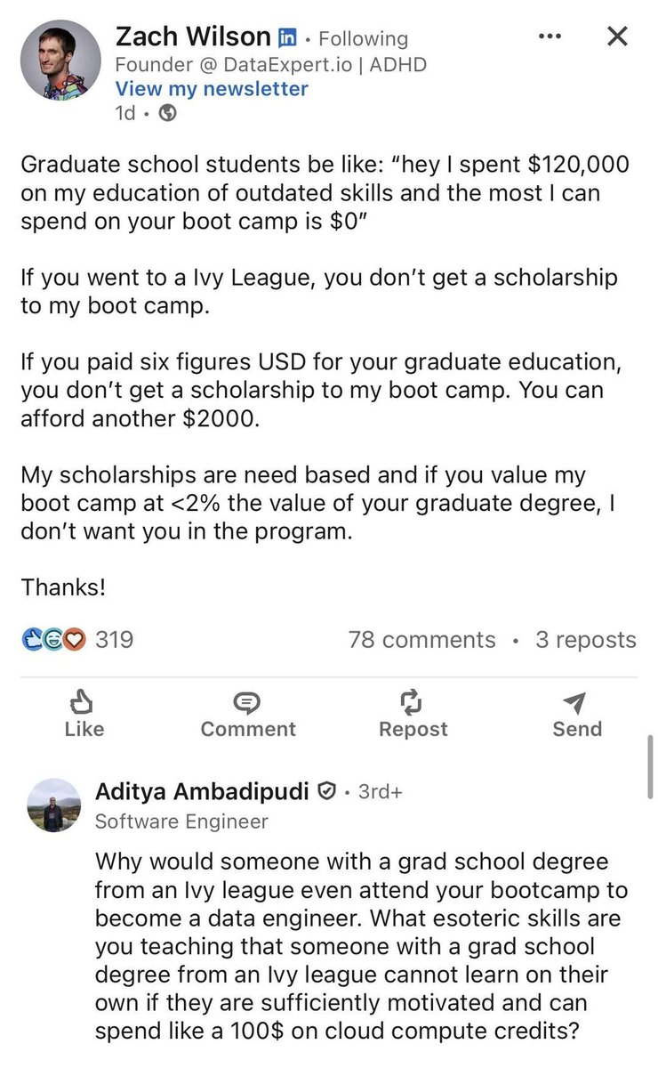 LinkedIn Lunatics tweet media