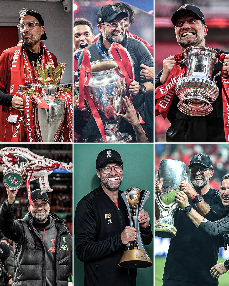 On this day a decade ago, Jurgen Klopp was announced as Liverpool manager 💼  

He won it all during his time there 🏆