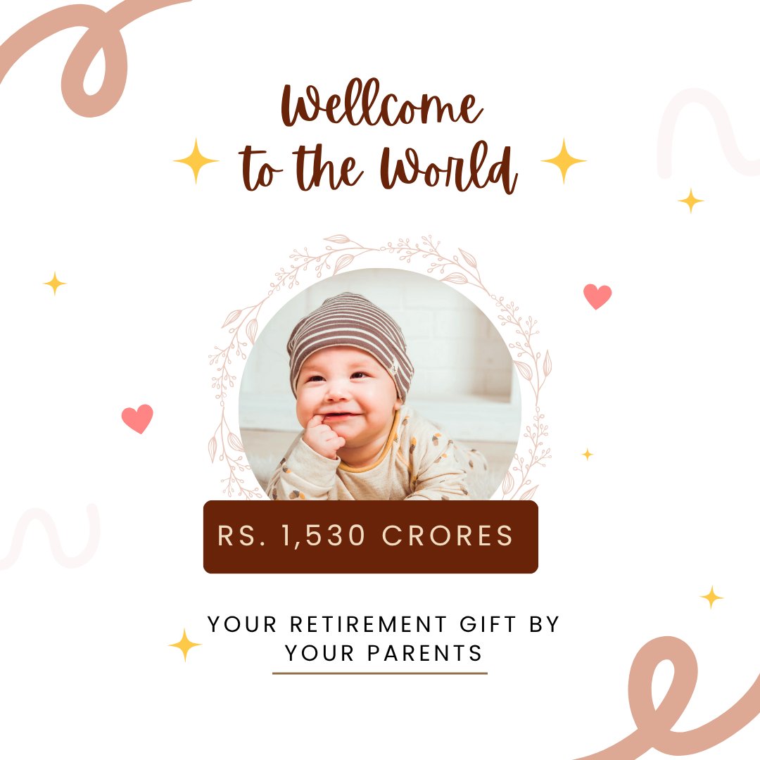 nitincfp's tweet photo. 💭 Every parent dreams of giving their child “the best.”
But real legacy isn’t toys or schools — Start your child’s ₹1,530 Cr journey today.
Let love compound into wealth. ❤️
DM me to know how.
#SmartParenting #FinancialFreedom https://t.co/Fwd6mVzM32