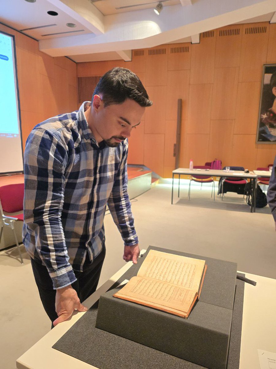Workshop on Islamic Calligraphy in Berlin

From 22–26 September, Muhammed Sofu participated in the international workshop Scriptorium 2025 – Paleographical Aspects of Islamic Manuscripts: Script and Calligraphy Styles and Usage organised by ...