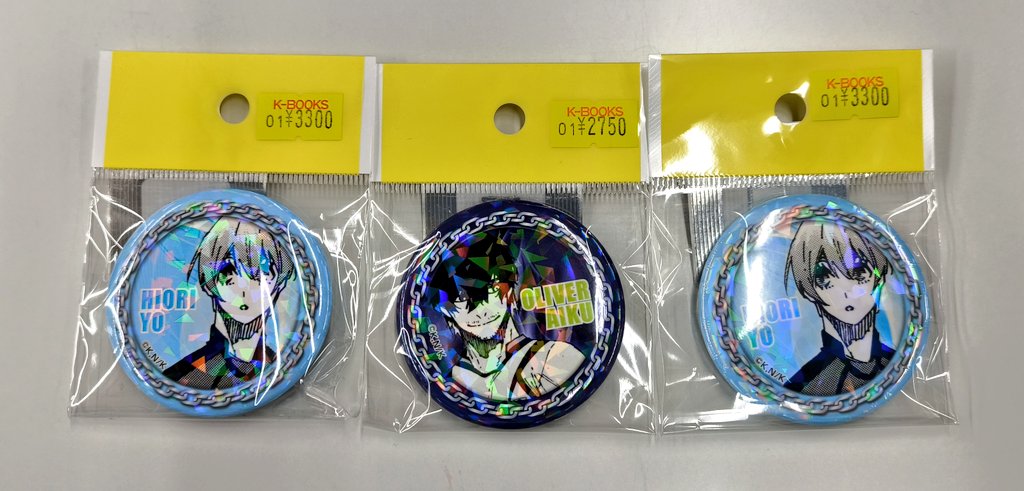 ブルーロック プリンセスカフェ 缶バッジ パブロ カバソス プリカフェ