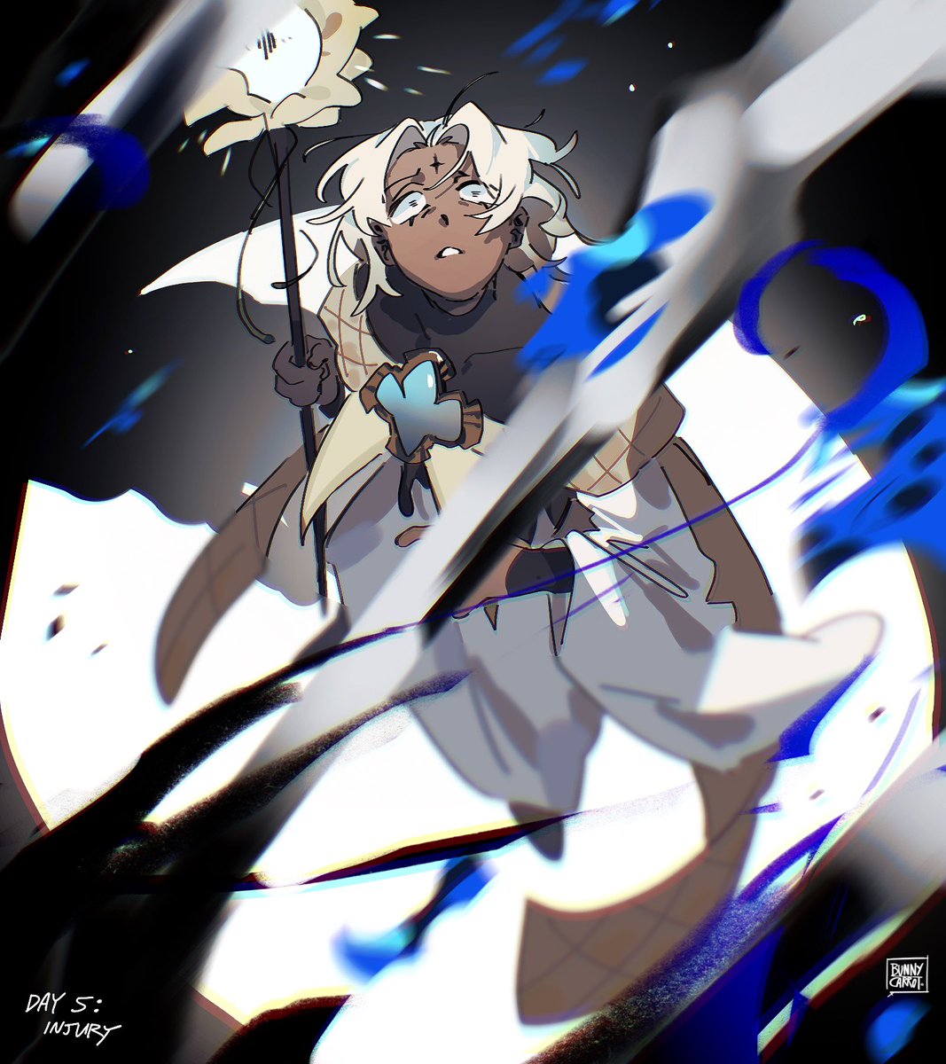 Day 5: Injury
.
We made it to 5🎊
.
#DeceitfulTruthTober