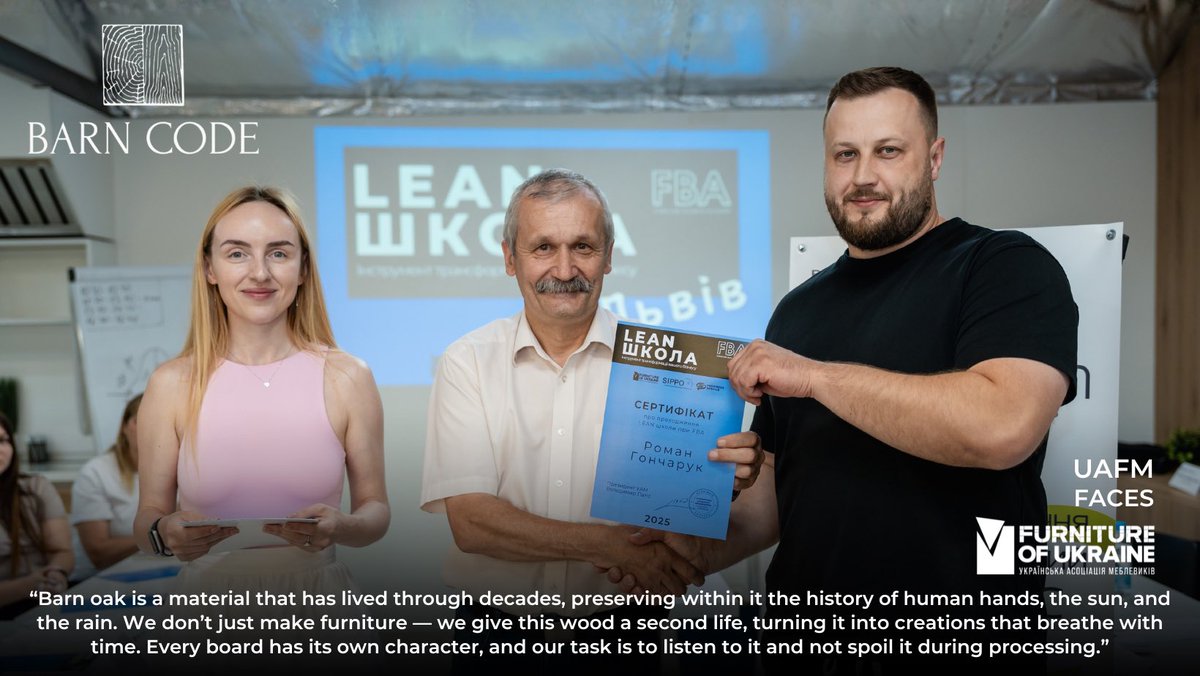 AssociationUAFM's tweet image. 💬 UAFM in Faces: a story by Roman Honcharuk, owner of BARN CODE

🔗 Learn more in an interview with Roman on our website via the link: uafm.com.ua/en/uam-v-oblyc…