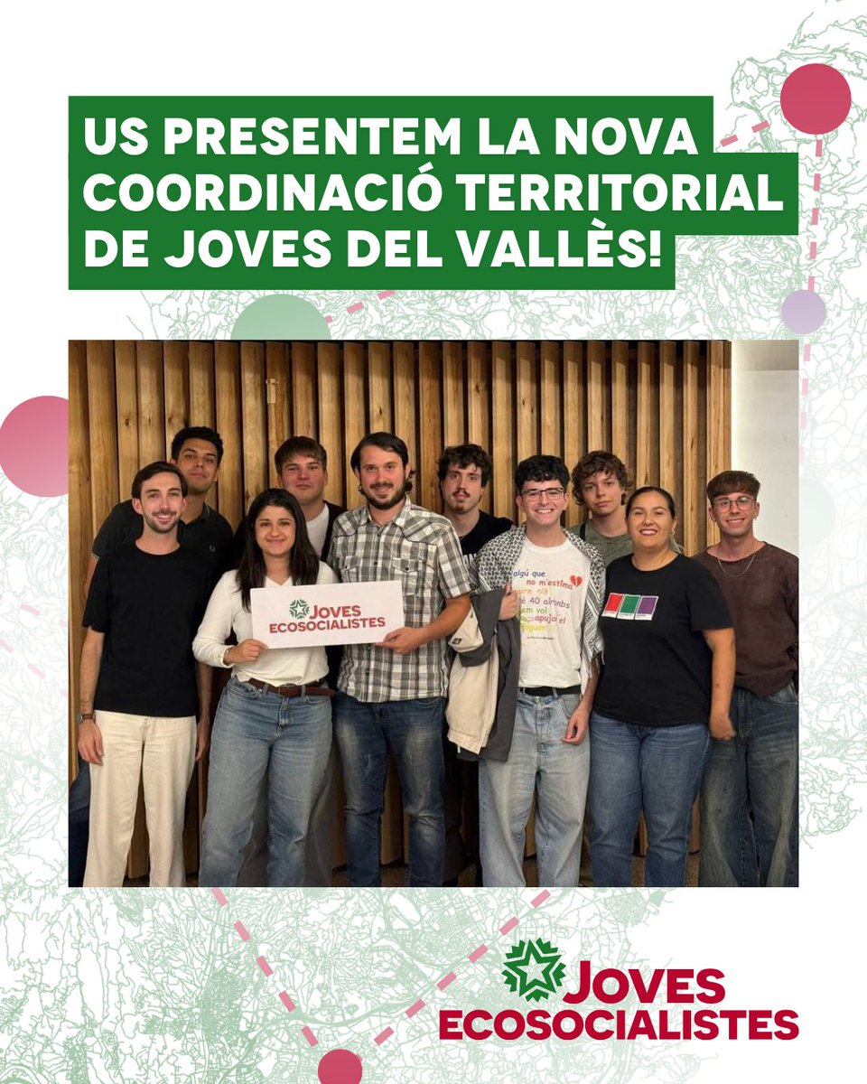 🌱Nova etapa al Vallès! El 28 de setembre, Raül Ruiz (Cerdanyola del Vallès) es va incorporar com a Coordinador Territorial junt amb la Natàlia Britcha (Sta. Perpètua de Mogoda), consolidant així un lideratge cooperatiu i compromès amb la transformació ecosocial del territori✊