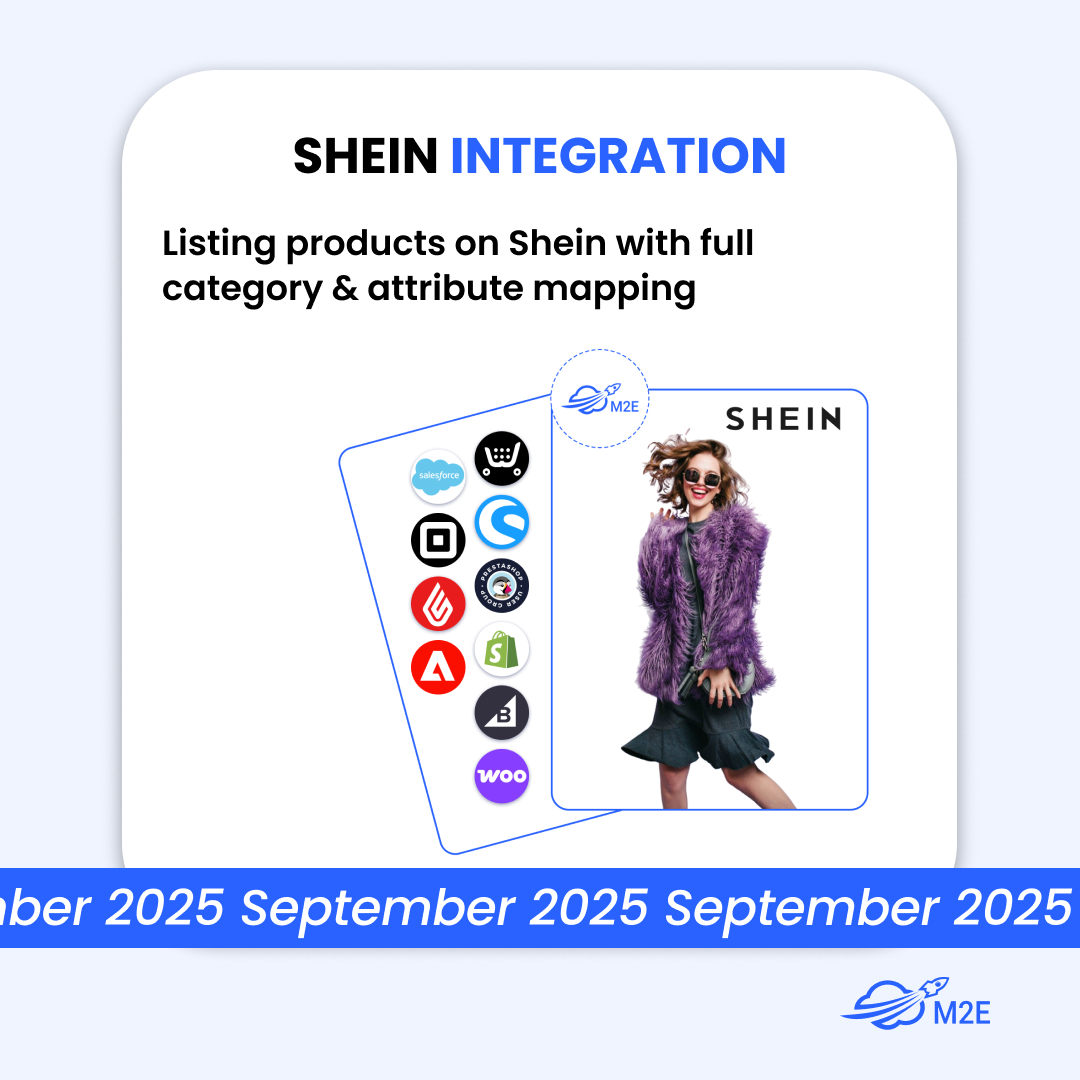 m2ecloud's tweet image. 📢 September 2025 M2E Cloud Updates!
What’s new? 👉 Swipe through to explore!

Got questions or feature ideas? Drop us a comment! 💬 
More about Sepember 2025 M2E Cloud updates 👉 docs.m2ecloud.com/docs/september…

#m2ecloud #ecommerce #multichannel #bigcommerce #shein #temu #ebay #walmart