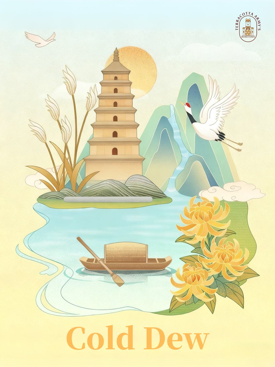 Cold Dew has arrived!🍁
Autumn deepens with golden leaves, migrating birds, and crisp mornings. From Shaanxi’s misty mountains to city parks, each scene tells the story of the season. Enjoy warm tea, embrace the calm, and let Cold Dew mornings inspire hope and new beginnings.