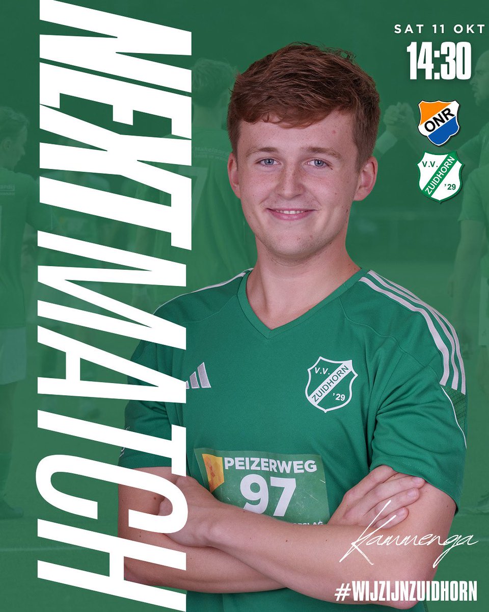 𝑶𝒑 𝒏𝒂𝒂𝒓 𝑹𝒐𝒅𝒆𝒏! 💚🤍

Na een gekoesterd punt tegen SV Oosterwolde maken we ons klaar voor de tweede uitwedstrijd in de competitie. ONR werkt hier met vertrouwen naartoe, nadat ze vorige week hun eerste competitiezege pakten tegen vv Rijperkerk (1-2)!

#wijzijnzuidhorn