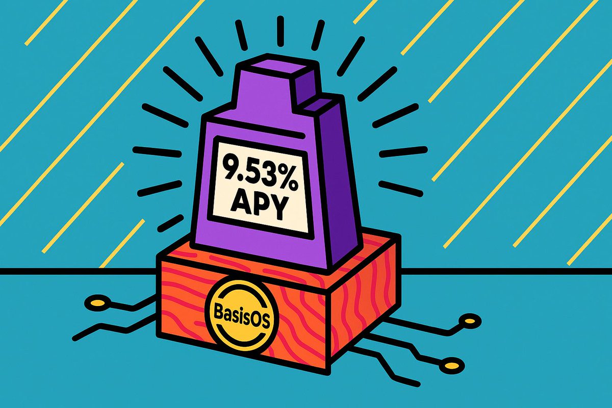BasisOS's tweet image. USDC-WBTC vault: 9.53% APY over 7 days. yield metrics.