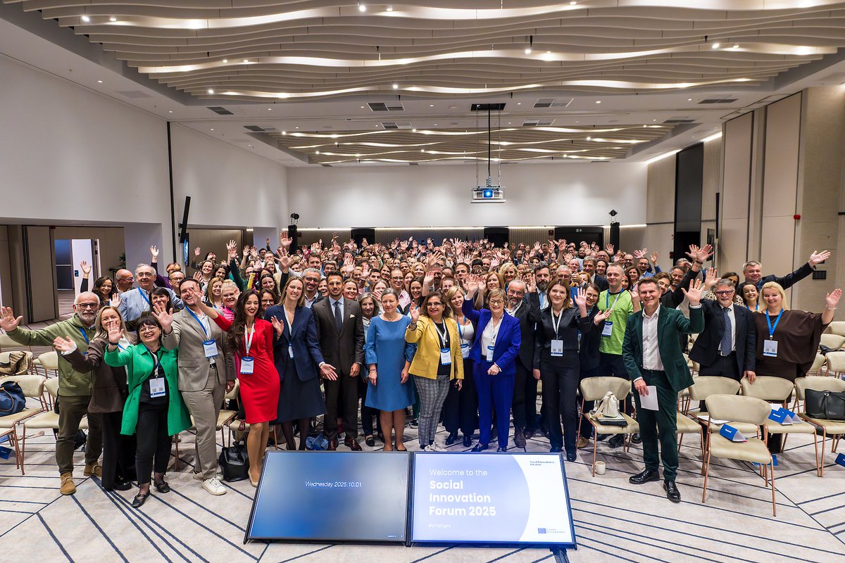 PIS2030's tweet image. Estivemos em Bruxelas 🇪🇺 no Social Innovation Forum 2025 ✨

Acreditamos numa Europa mais forte quando investe nas pessoas e nas comunidades.

#InovaçãoSocial #ESFPlus #Portugal