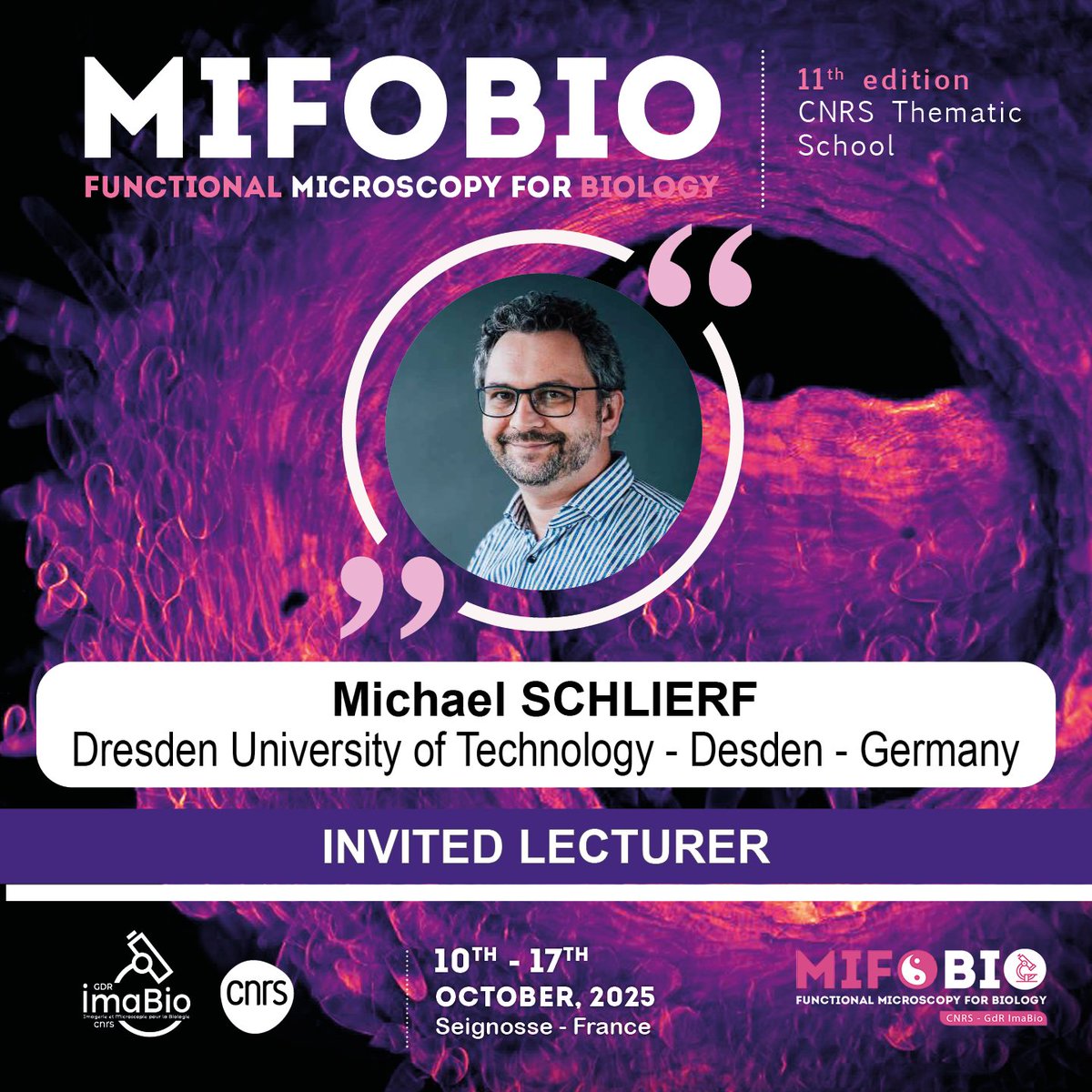 GDR_ImaBio's tweet image. Let&apos;s explore the #Mifobio2025 programme !

👉&quot;Focus On” : “Single Molecule Fluorescence Microscopies for Drug Discovery”

✨We are delighted to welcome @Schlierf_Lab 

🎤Lecture : Large Throughput Single-Molecule FRET to Study Protein Structure and Dynamics

#GDRImabio