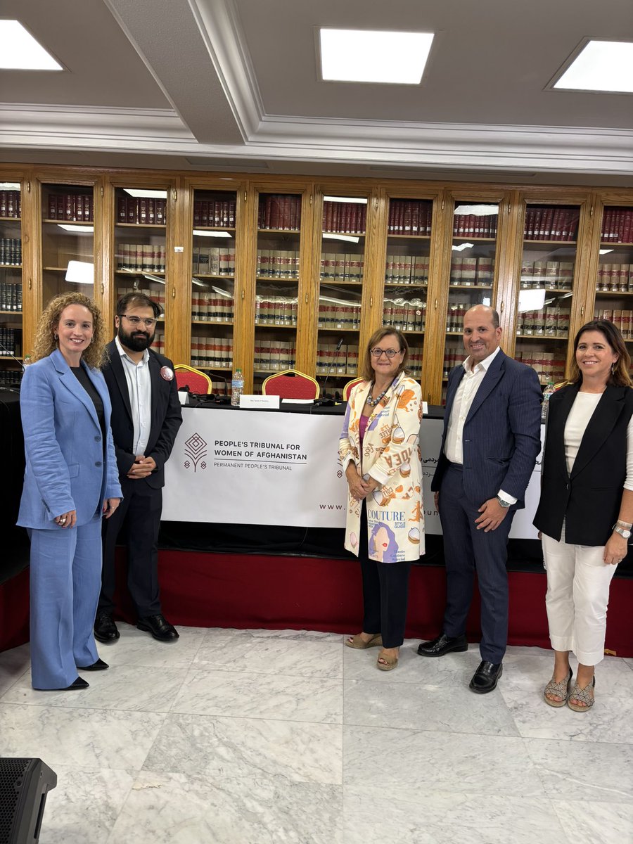 💡A historic gathering is happening today in Madrid hosting the 1st ever  
PEOPLE's TRIBUNAL FOR WOMEN OF AFGHANISTAN 🇦🇫⚖️

An act honoring Afghan women,their dignity &amp;hope for justice.  

Heartbreaking testimonies of brave survivors and witnesses.

➡️afghanistantribunal.com AMAE