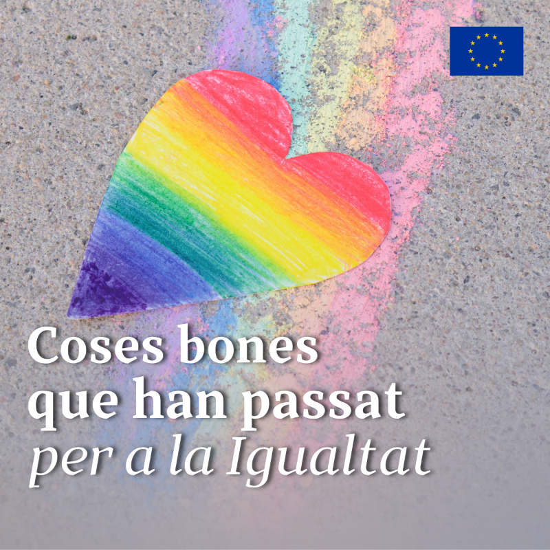 ComissioEuropea's tweet photo. La UE ha fet progressos reals per a la igualtat LGBTIQ+ 🏳️‍🌈 🇪🇺

Des del bloqueig de #fonseuropeus a regions que discriminen, passant pel reforç dels organismes d'igualtat i el suport a les estratègies nacionals.

Avui, donem un nou pas amb l'Estratègia d'igualtat #LGBTIQ+ 2026-30