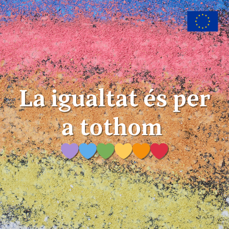 ComissioEuropea's tweet photo. La UE ha fet progressos reals per a la igualtat LGBTIQ+ 🏳️‍🌈 🇪🇺

Des del bloqueig de #fonseuropeus a regions que discriminen, passant pel reforç dels organismes d'igualtat i el suport a les estratègies nacionals.

Avui, donem un nou pas amb l'Estratègia d'igualtat #LGBTIQ+ 2026-30
