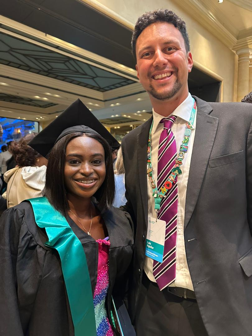 Comestudyint's tweet image. Join us in celebrating our two incredible students who have successfully graduated from @eu_business_school

With guidance from us, their dreams of studying abroad became reality.  You&apos;re next in line! Want to study abroad? Let&apos;s get talking 023 441 5005 or  055 491 5913