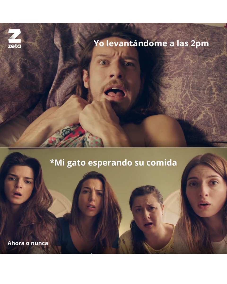 zetastudiosprod's tweet image. Se puede decir que no soy una persona mañanera 😴 #AhoraONunca, ya diponible en @netflix